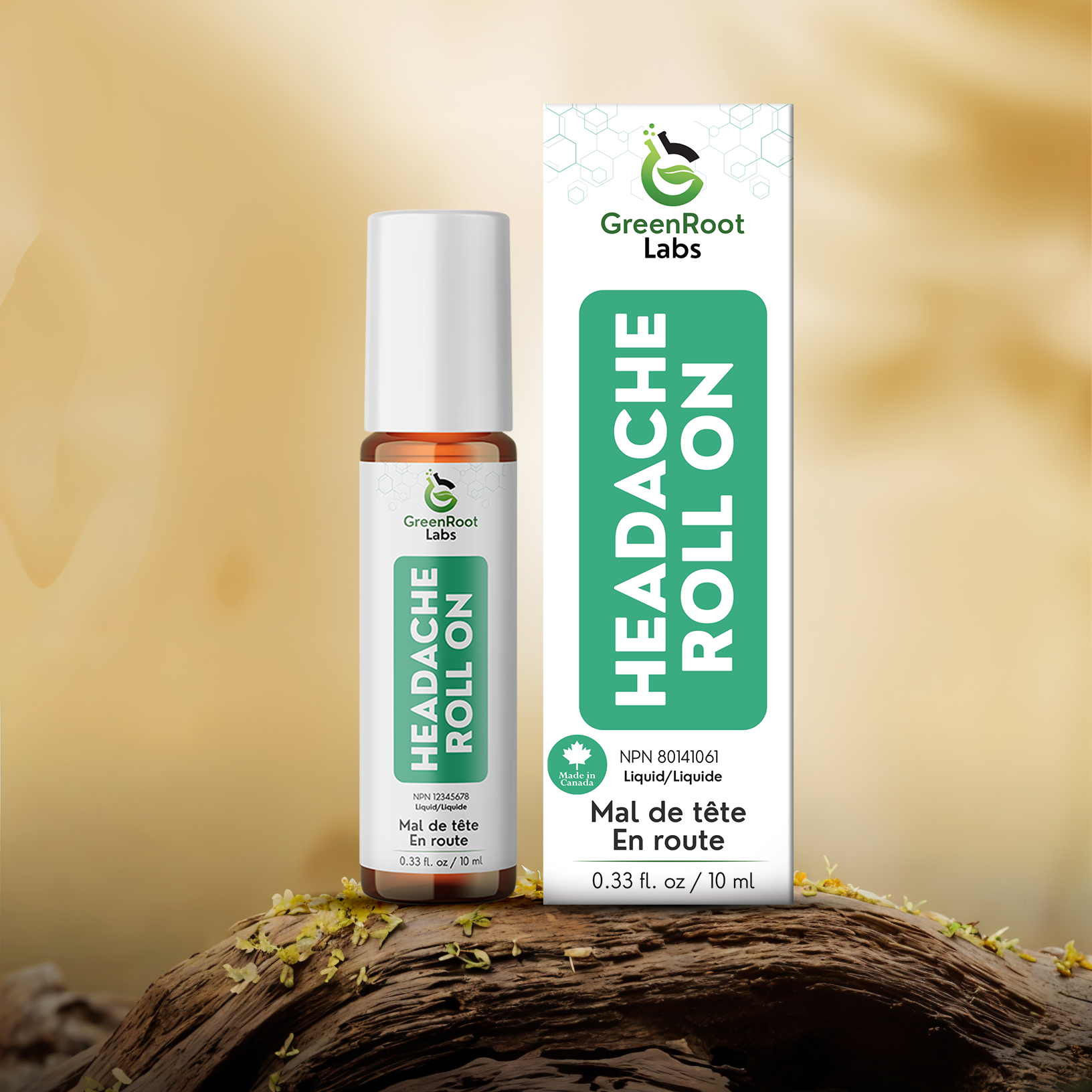 Roll on Headache 10 ML – GreenRoot Labs