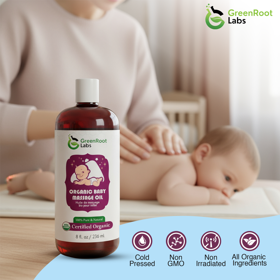 Organic Baby Massage Oil