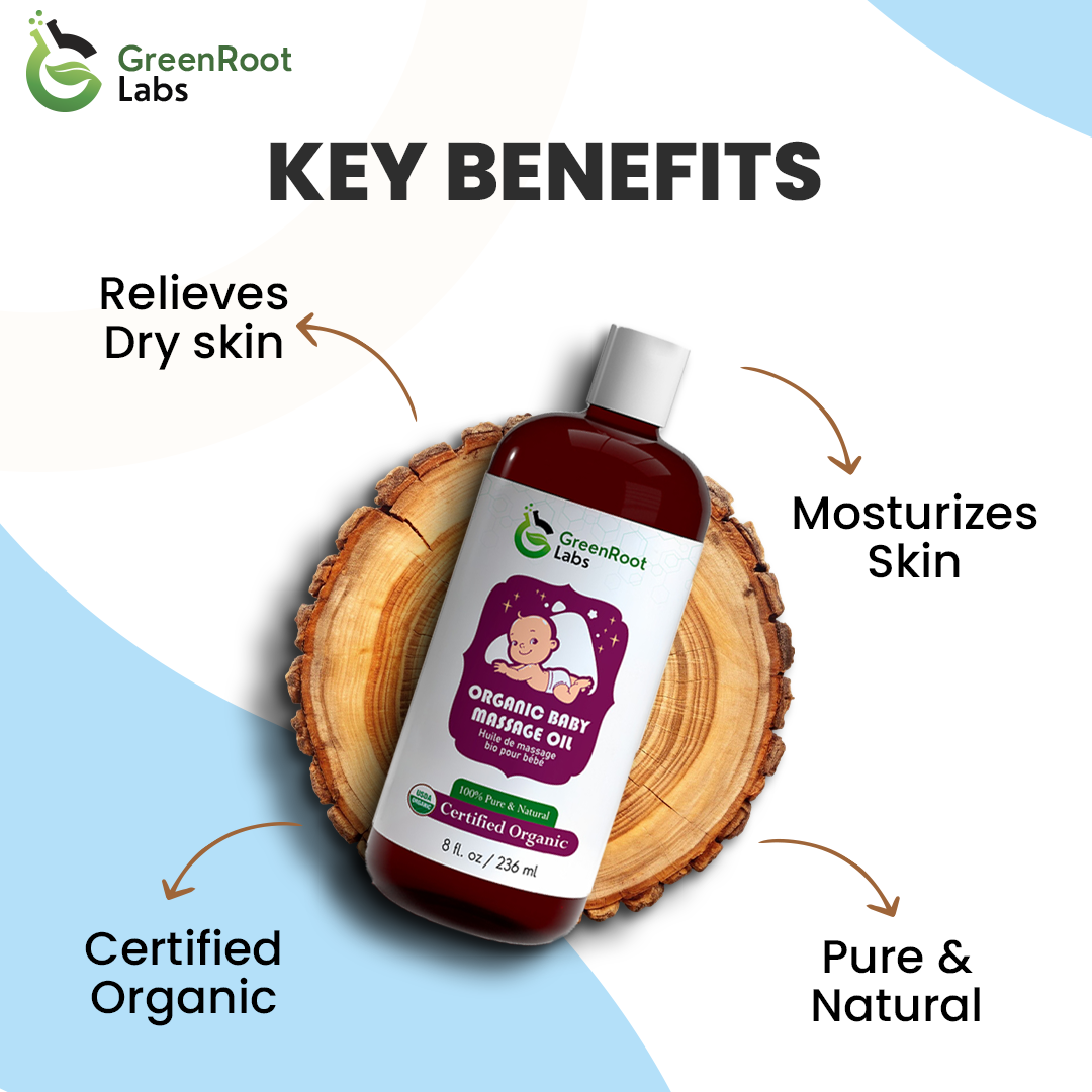 Organic Baby Massage Oil